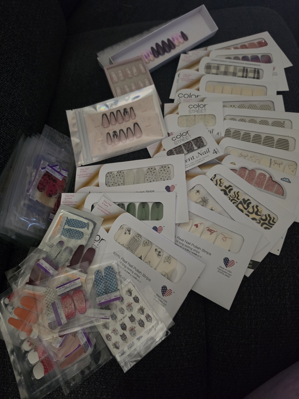 Color Street Assorted Nail Polish Strips Variety Pack - Mixed Colors